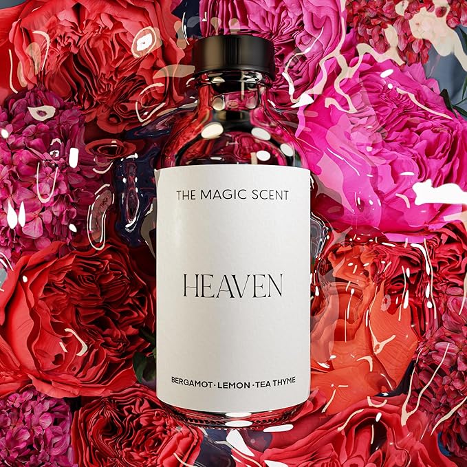 The Magic Scent Heaven Hotel Scent Diffuser Oil - Cold-Air & Ultrasonic Fragrance Oil for Diffuser Inspired by The Aria Hotel, Las Vegas - Essential Oils for Diffusers Aromatherapy - 4 fl oz, 120 mL - Bloomnest