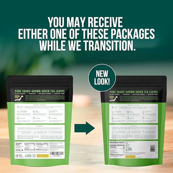 Jade Leaf Matcha Organic Premium Ceremonial Grade Matcha Green Tea Powder - Japanese - Culinary, Ingredient, Ceremonial Barista Teahouse, Latte, Collagen, 16 Ounce (Pack of 1), Culinary - Bloomnest