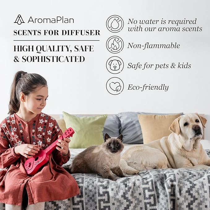 AromaPlan Hotel Scents Dream On 16 Fl Oz (473ml), Home Luxury Aroma & Hotel Diffuser Oil- Hotel Diffuser Oil for Aromatherapy- USA Made, Bigger Bottle, Bolder Aroma & Longer Lasting - Bloomnest