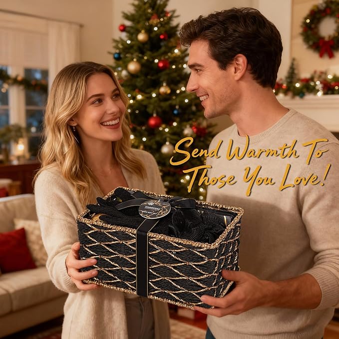 35 Pcs Valentines Day Gifts for Women & Men, Charcoal Bath & Body Gift Basket, Face Skin Care Kit, Self-Care Gift, Diffuser, Shower Gel, Massage Oil, Bath Bomb, Birthday, Christmas, Mother, Husband - Bloomnest