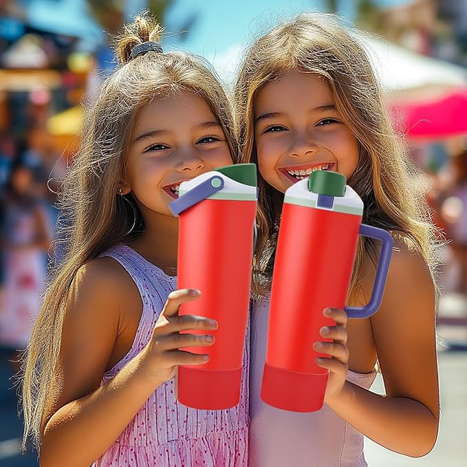 Mity rain 2PCS Protective Silicone Boots for Owala 30oz & 40oz FreeSip Sway Bottles & Tumblers - Accessories for owala, Enhances Stability & Prevents Scratches (Red) Mityrain