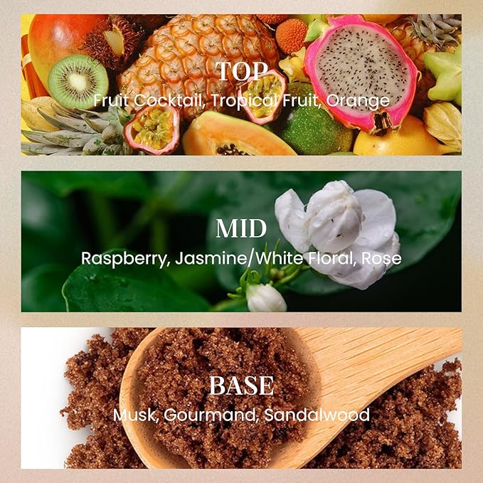 M&SENSE Tropical Basket Candles for Home Scented, 2 Wick 12.7oz Soy Wax Candles Non Toxic,70 Hours Long Burning,Luxury Candles Gift for Stress Relief, Meditation, Yoga - Bloomnest