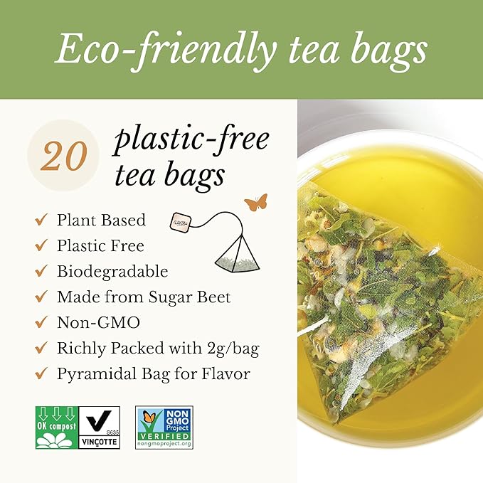 Wild Bliss Organic Wild Hawthorn Leaf and Flower Herbal Tea - Caffeine Free Heart Health Herbal Support - 20 Plant Based Tea Bags - Bloomnest