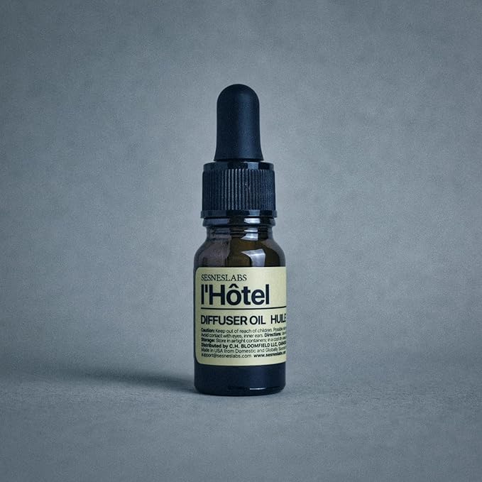 l'Hotel Diffuser Oil, White Floral Citrus Scent, Lifestyle Blend Neroli, Green Tea, Laurel Leaf, Musk Essential Oils Blend for Ultrasonic Diffuser - Bloomnest