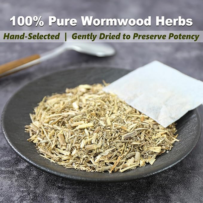 TEARELAE - Wormwood Tea Bags, 30 Count - Premium Natural Wormwood Herb - Non-GMO - Caffeine-free - Support Healthy Digestion - Bloomnest