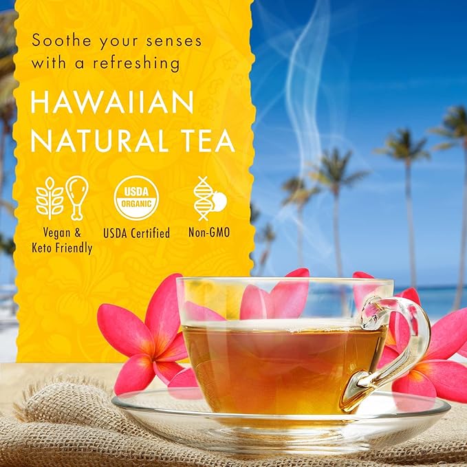 Organic Lemon Chamomile Tea - Caffeine Free Herbal Tea - Supports a Good Night’s Sleep - Calming, Relaxing Tea for Bedtime, Anxiety & Stress - 60 Tea Bags - Bloomnest