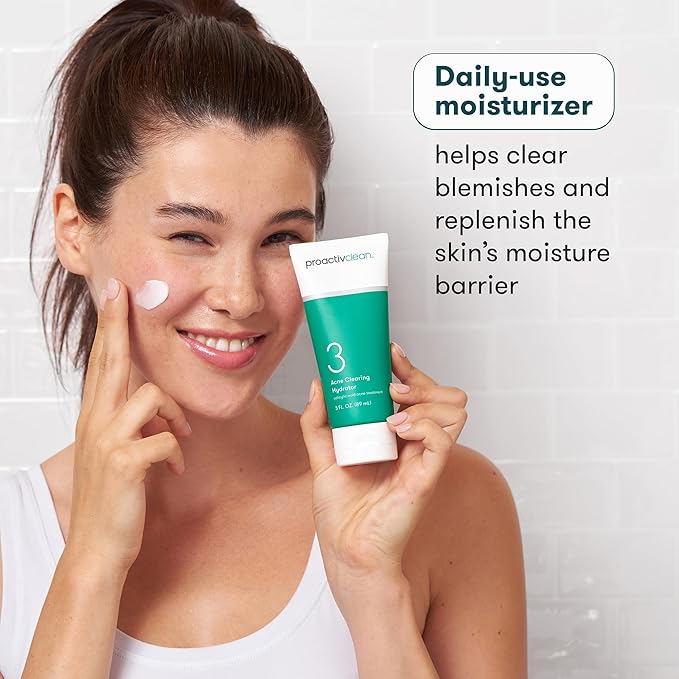 Proactiv Clean Acne Clearing Hydrator- Gentle Daily Face Moisturizer for Women and Men- Salicylic Acid Acne Treatment Cream Facial Lotion with Hyaluronic Acid and Vitamin E- 3oz - Bloomnest
