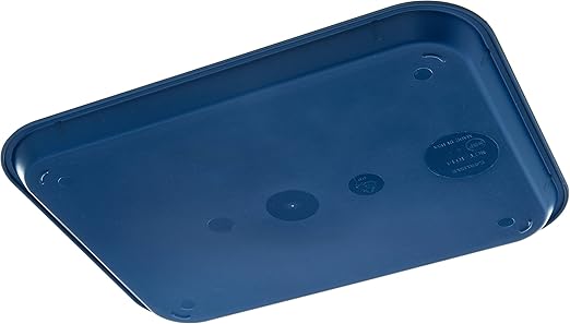 Carlisle FoodService Products CT101414 Café Standard Cafeteria / Fast Food Tray, 10" x 14", Blue (Pack of 24) - Bloomnest