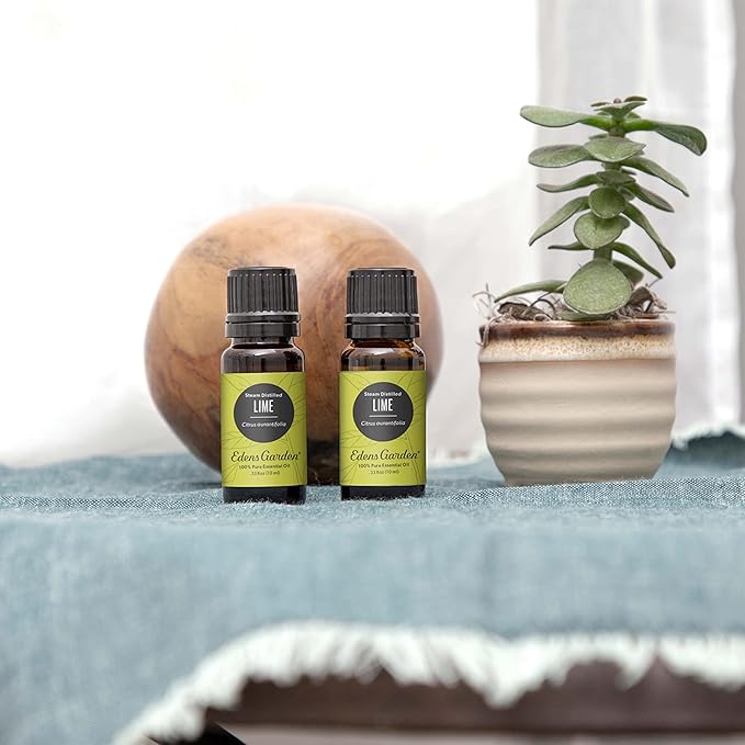 Edens Garden Lime- Steam Distilled Essential Oil- 100% Pure Premium Grade, Undiluted, Natural, Therapeutic, Aromatherapy, The Best for Diffuser, Candle, Laundry, Humidifiers 30 ml (1 fl oz) EdensGarden
