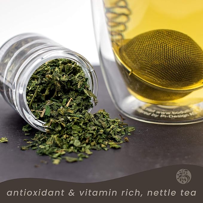 MagJo Naturals Nettle Leaf Tea, 1lb (16Oz) Cut and Sifted: Bulk European Stinging Nettle (Urtica Dioica) - Bloomnest