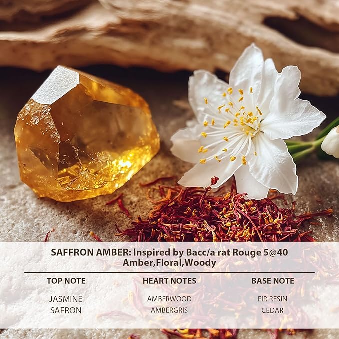 Car Air Freshener Hanging 2 Pack Car Air Fresheners Diffuser - Saffron Amber Fragrance Oil Air Diffuser for Car, 45+ days Long Lasting Fragrance, Two 0.27 FL OZ/8ML Made in USA Car Air Fresheners - Bloomnest
