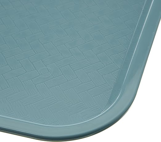 Carlisle FoodService Products Plastic Tray, 12" x 16" | Slate | Pack of 2 | Cafe | Fast Food - Bloomnest