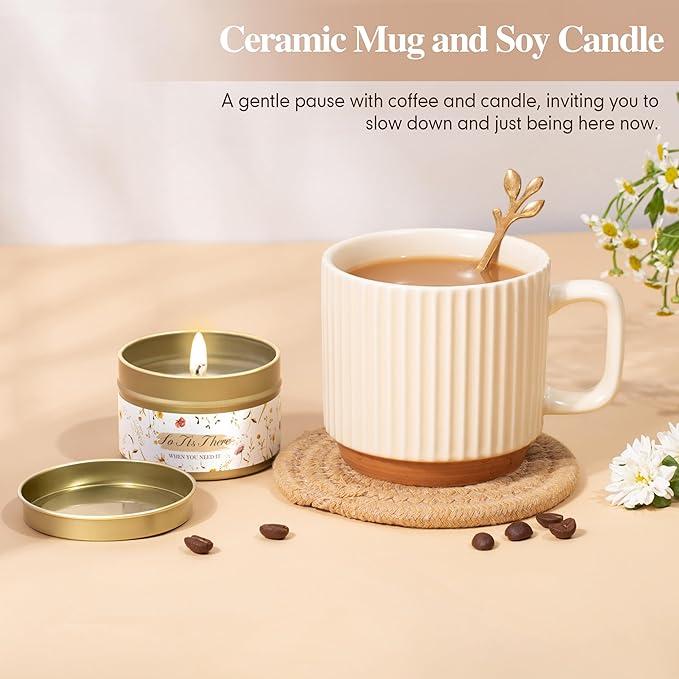 Birthday Gifts for Women, Get Well Soon Self Care Package Box, Sending Hug Baskets Thinking of You Inspirational Gift for New Mom Best Friend Birthday (Ivory) - Bloomnest