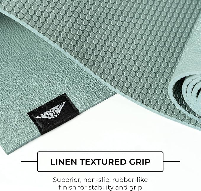 Mount Adams 6 Pack Iconic 5mm Yoga Mat - The Mat That Speaks for Itself - 72" x 24", High-Density, Slip-Resistant Exercise Mat - Unique Texture for Superior Grip for Yoga, Pilates, Fitness - Bloomnest