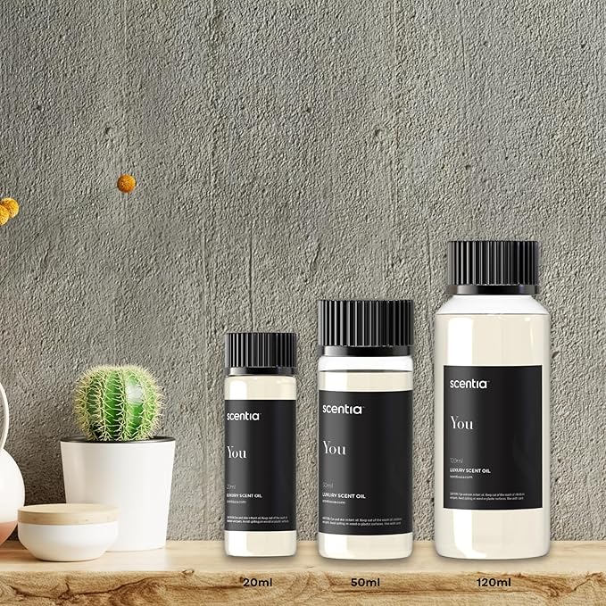 Fierce-Inspired Diffuser Oil - Scentia You Fragrance Oil Perfume Dupe - 120 mL, 4 Fl oz Diﬀusers - A and F Inspired. Natural Essential Scented Oil for Aromatherapy, SPA and Home, Mothers Day Gift Scentia