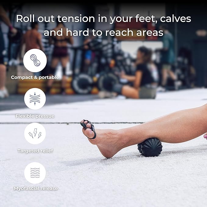 EI8HTBALL - Foot Roller for Plantar Fasciitis, Myofascial Release, Peanut Massage Ball for feet and Overall Body - Bloomnest