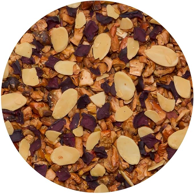 Tiesta Tea - Nutty Almond Cream, Premium Loose Leaf, Cinnamon Almond Herbal Tea Blend, Non-Caffeinated, Make Hot or Iced & Brews Up to 50 Cups, 6.2 Ounce Refillable Tin - Bloomnest