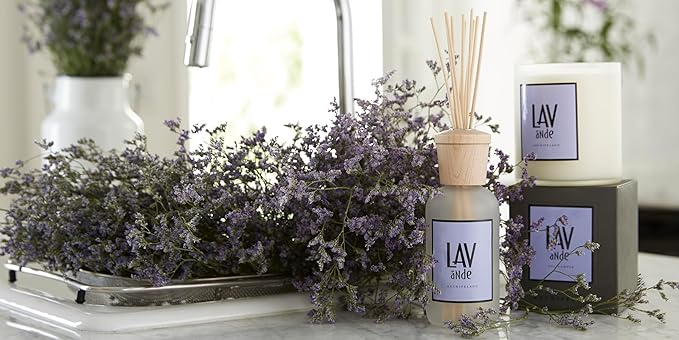 Archipelago Botanicals Hand-Poured Soy Wax Blend Scented Candle with Fragrance Oils, Lead-Free Cotton Wicks, Glass Candle Jar with Gift Box, Burns Approx. 60 Hours, Lavende, 10 Oz. - Bloomnest