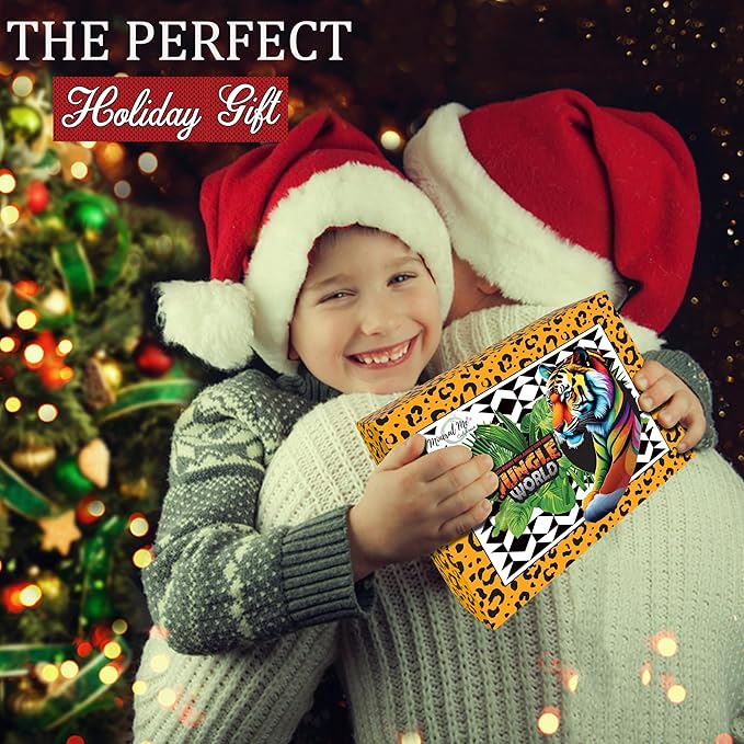 Bath Bombs for Kids with Surprise Inside- 12 pk Kids Bath Bombs with Jungle Toys, Organic, Natural, Skin-Moisturizing Bubble BathBombs. Stocking Stuffers Christmas Gifts for Boys, Girls, Toddlers - Bloomnest