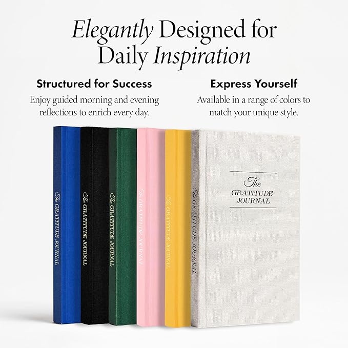 The Original Gratitude Journal 2026 with Inspiring Quotes & Mindful Prompts for Happiness and Positive Mindset - Notebook for Affirmation, Reflection & Optimism - Premium Hardcover Yellow - Bloomnest