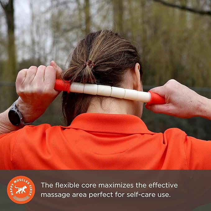 Tiger Tail The Stick - Bendy 15” Flexible Muscle Roller Stick for Myofascial Release & Trigger Points - Bendable Deep Tissue Massager for Legs, Back, Shoulders - Relieve Soreness & Improve Recovery