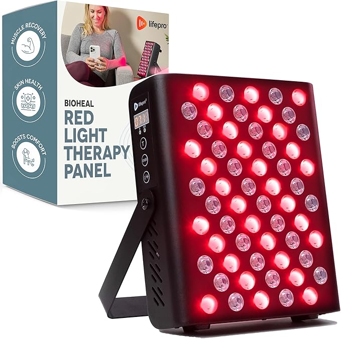 LifePro Red Light Therapy for Body Panel - 90 & 120 Dual Chip LEDs - 660nm & 850nm Near Infrared Full Body Red light Therapy Panel - For Daily Wellness & Comfort -Includes Hanging Kit and Eyewear Lifepro