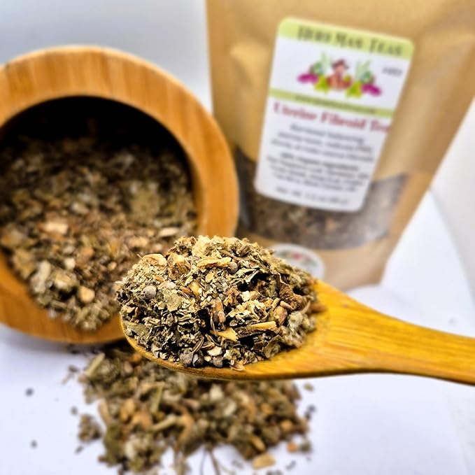 FIBROID TEA — Organic Herbal Blend for Hormonal Balance & Uterine Tissue Health — by Master Herbalist Khabir, Non-GMO, No Additives - Bloomnest