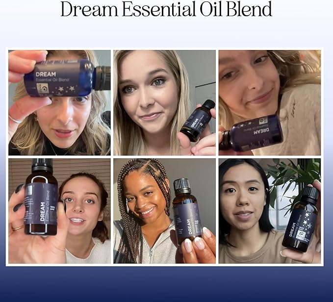 Sleep Essential Oil Blend for Diffuser - Dream Essential Oils for Diffusers Aromatherapy and Relaxation with Clary Sage Ylang-Ylang Roman Chamomile and Lavender for Sleep Time Support (1 Fl Oz) - Bloomnest