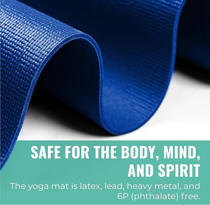 12-Pack Value Yoga Mat, 68" x 24" Non Slip Exercise Mat, 3mm Thick Gym Mat, Bulk Non Toxic Yoga Mats for Home Workout and Studios - Bloomnest