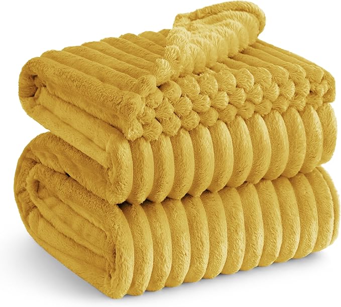 Bedsure GentleSoft Honey Fleece Blanket for Couch - Cozy Soft Blankets for Women, Cute Small Throws for Girls, 108x90 Inches - Bloomnest