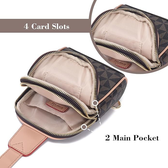 INICAT Small Sling Bag for Women Everyday & Travel Crossbody Bags Lightweight Cross Body Purses Vegan Leather - Bloomnest