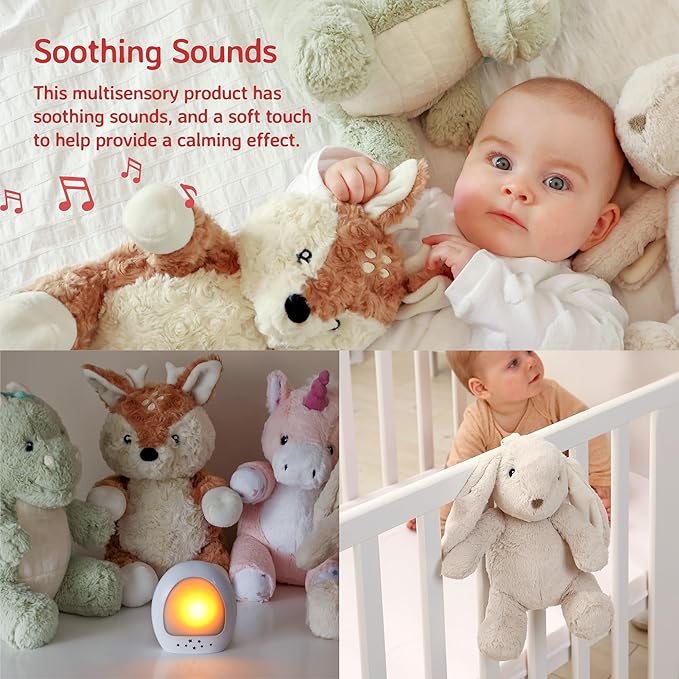 Cloud b Sound Machine with White Noise Soothing Sounds | Record Parent Voice | Adjustable Settings | LoveLight Buddies - Billy Bunny - Bloomnest