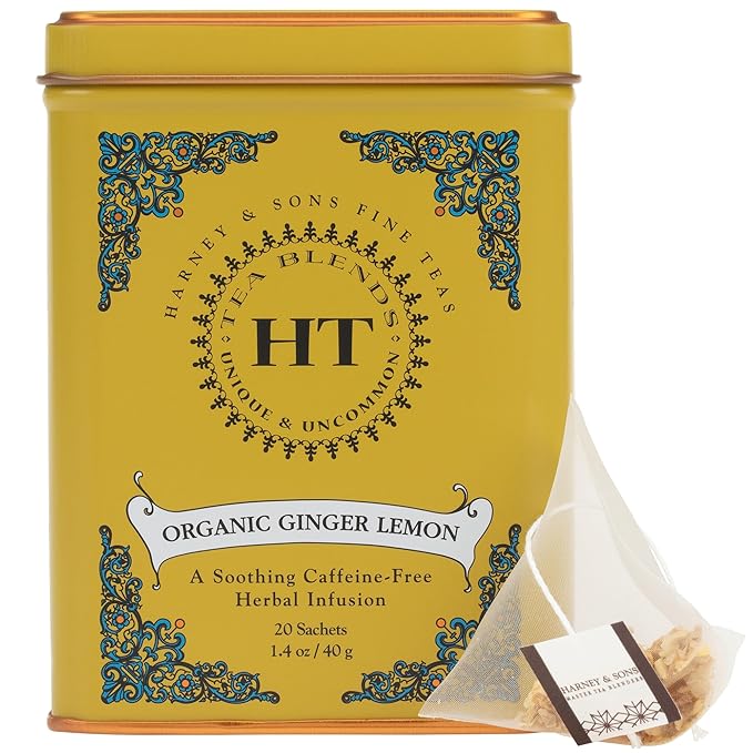 Harney & Sons Organic Ginger Lemon Tea, 20 Count - Bloomnest