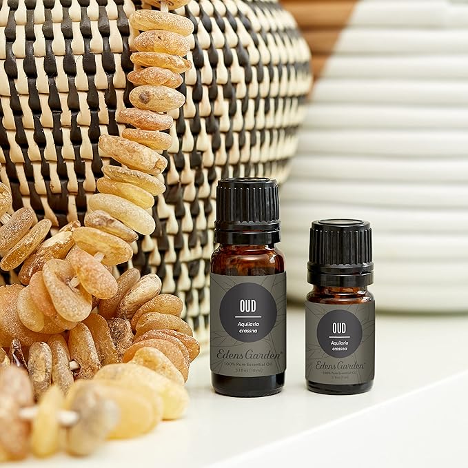 Edens Garden Oud Essential Oil- 100% Pure Premium Grade, Undiluted, Natural, Therapeutic, Aromatherapy, The Best for Diffuser, Skin, Candle, Humidifiers 10 ml (.33 fl oz) - Bloomnest