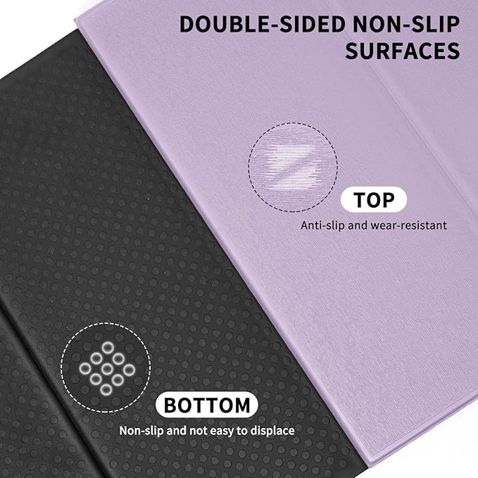 8mm Extra Thick & Large Foldable Yoga & Fitness Mat(74" x 31.5" x 0.32"), Double-Sided Non Slip & Lightweight Pilates Mat, Thick Wide Exercise Mats for Woman Man Kids, Portable Workout Mats for Travel, Studio or Home Use - Bloomnest