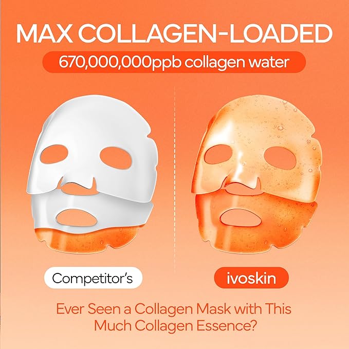Collagen Jelly Hydro-bomb Plump Mask, Hydrating 39g x 4ea Real Collagen Mask, Firming and Moisturizing for Glow Skin, Collagen Water over 670,000 ppm - Bloomnest
