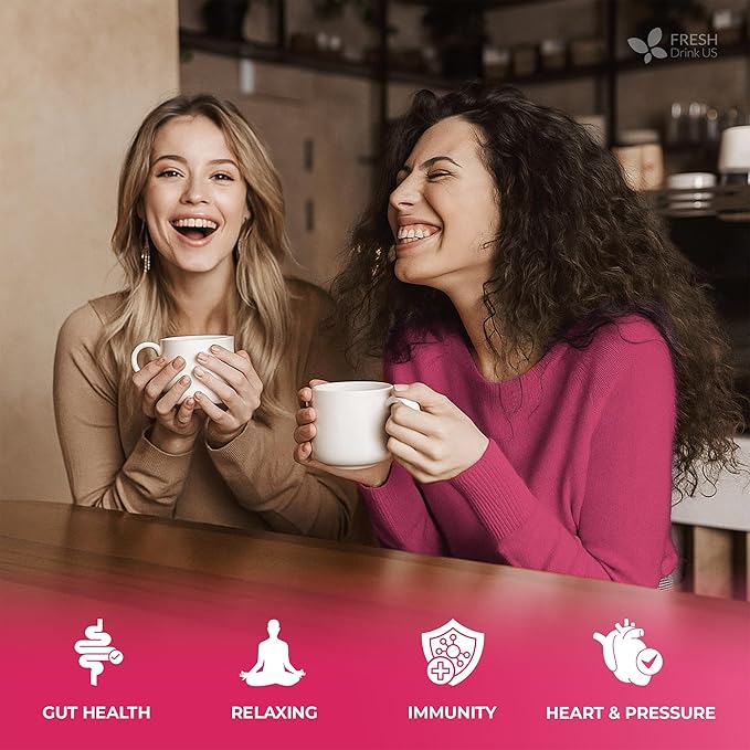 FreshDrinkUS, MenopauseSlim 40 Tea Bags – Herbal Blend with Rooibos, Dandelion Root, Matcha, Licorice, Cardamom & Black Cohosh – Smooth, Earthy Flavor – Premium Quality, Naturally Caffeine-Free Tea - Bloomnest