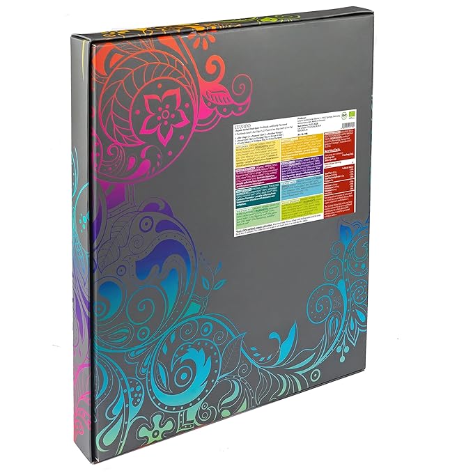 Creano Organic Herbal Tea Sampler Gift Set - Tea Gift Box - 27 Organic Tea Bags in 9 Different Varieties 54 g - Bloomnest