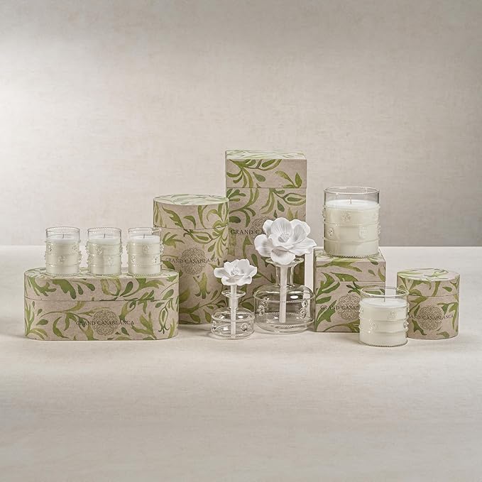 Zodax Grand Casablanca Porcelain Oil Diffuser - 6.76 oz -Lily of the Valley - Bloomnest