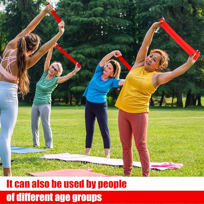 Deekin 20 Pcs Resistance Bands Resistance Loop Exercise Bands Exercise Equipment Elastic Drap Ring for Women and Men Home Fitness, Gym, Yoga - Bloomnest