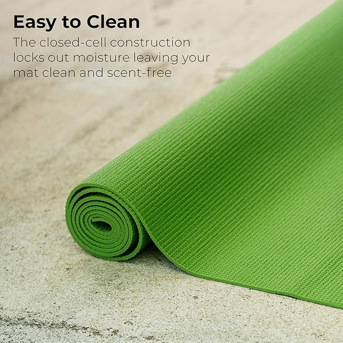 Hello Fit 10-Pack Yoga Mat, 68" x 24" Non Slip Exercise Mat, 4mm Thick Gym Mat for Fitness and Stretching, Bulk Non Toxic Yoga Mats for Schools and Studios - Bloomnest