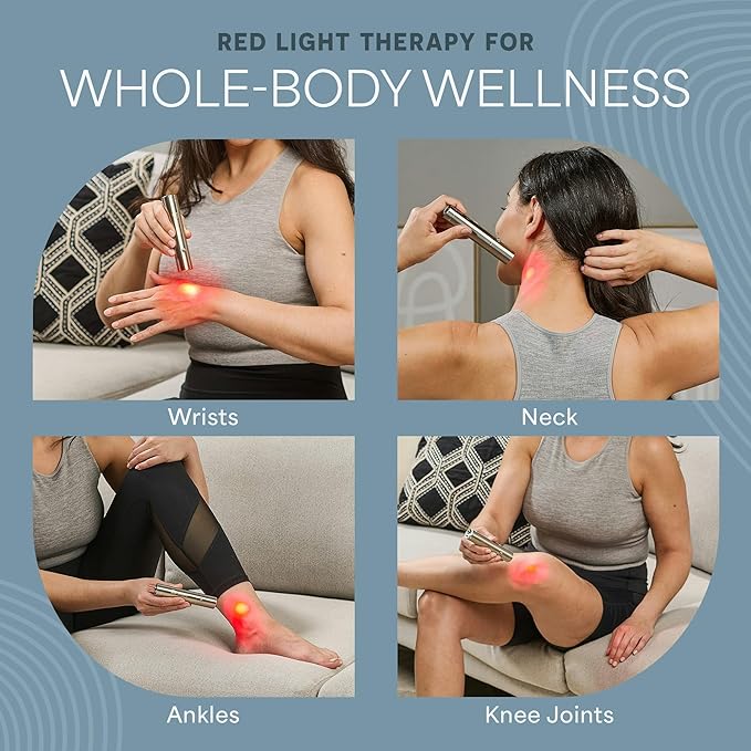 LifePro Infrared & Red Light Therapy for Body Joints & Muscles Wellness Support, Portable Red Light Therapy Device, Near Infrared Light Therapy for Body & Face - Use 3 wavelengths Lifepro