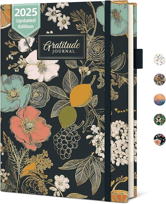 Gratitude Journal for Women – Undated Daily Mindfulness & Manifestation Journal with Prompts for Cultivate Affirmations, Positivity, Self-Care & Happiness - Citrus Bloom - Bloomnest