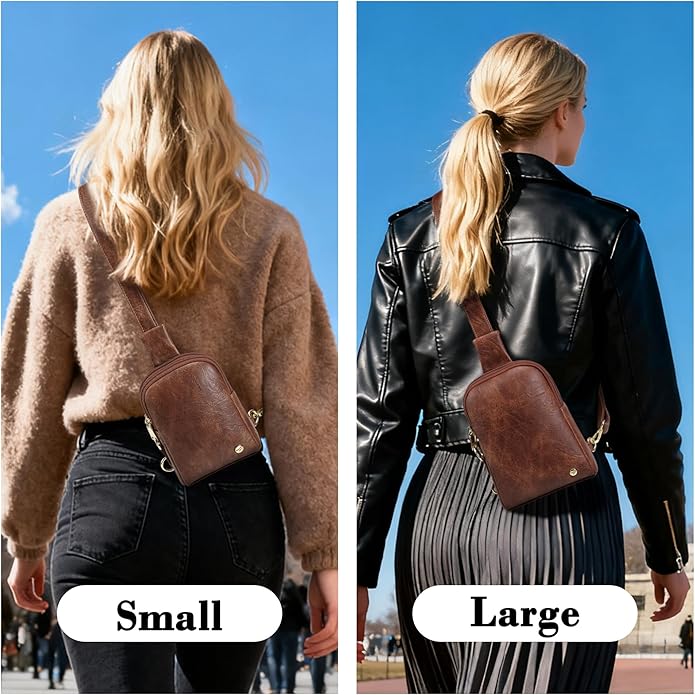 INICAT Small Sling Bag for Women Everyday & Travel Crossbody Bags Lightweight Cross Body Purses Vegan Leather - Bloomnest