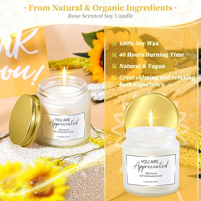 12PCS Thank You Gifts for Women,Valentine's Day Gift,Appreciation Gifts for Coworkers, Sunshine Box for Employee, Thanks You Baskets for Women Friends Teacher, Mentor, Families, Friends, Leaders - Bloomnest