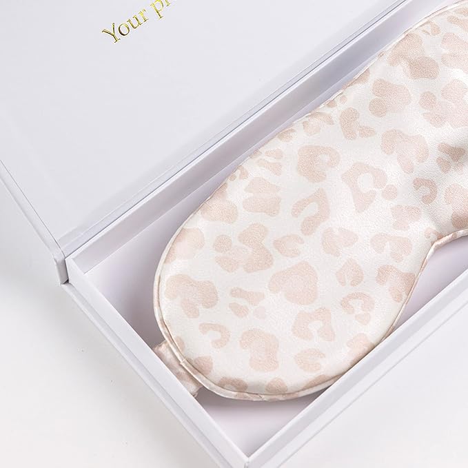 Silk Sleep Mask Light Blocking Luxury 100% Mulberry 22mm Silk Eye Mask Eye Cover Blindfold Ultra Soft Light & Comfy Anti Aging Skin Care with Travel Bag Gift Package - Bloomnest
