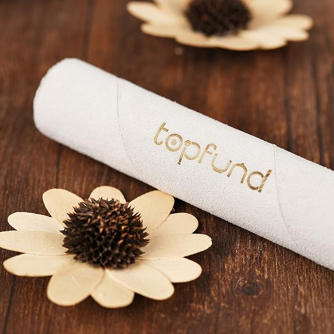 TOPFUND Yellow E Note Crystal Singing Bowl Solar Plexus Chakra 8 inch with Heavy Duty Carrying Case and Suede Mallet - Bloomnest