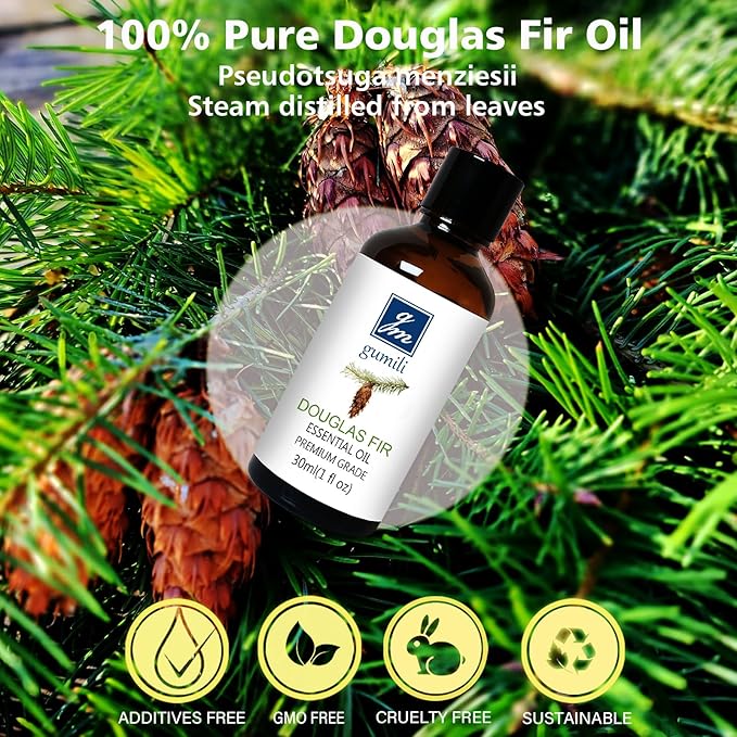 Douglas Fir Essential Oil, Scent Oil for Home Crafts, Household, Holiday - 30ml/1 fl oz - Bloomnest