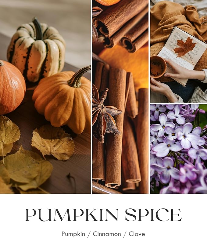 AOOVOO Pumpkin Spice Candles - 22 oz Scented Candles, Aromatherapy Candle, Soy Candle for Home Scented - Bloomnest