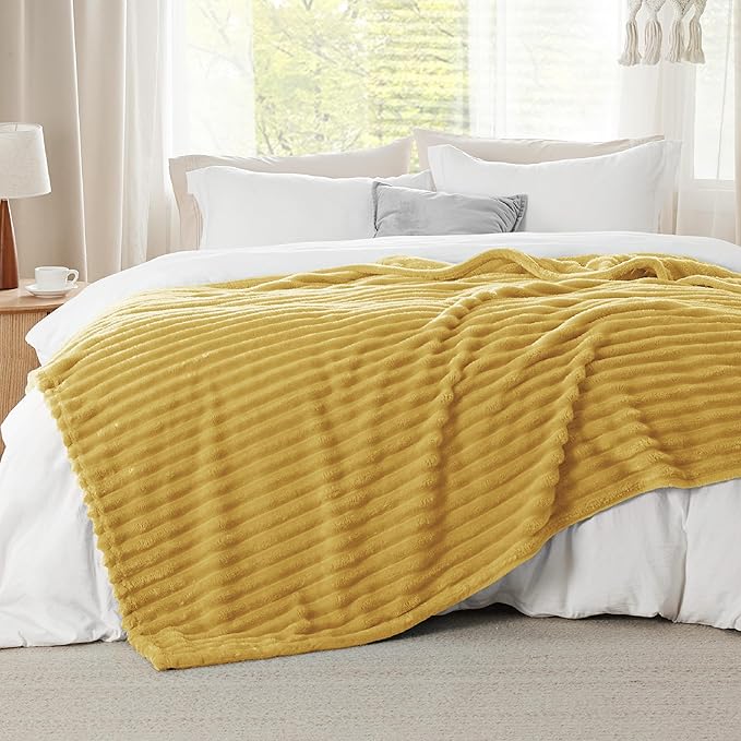 Bedsure GentleSoft Honey Fleece Blanket for Couch - Cozy Soft Blankets for Women, Cute Small Throws for Girls, 108x90 Inches - Bloomnest